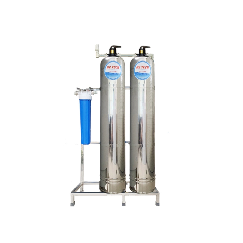 Hệ thống lọc nước H02I CAO CẤP -  Van xả tay -  Cột INOX