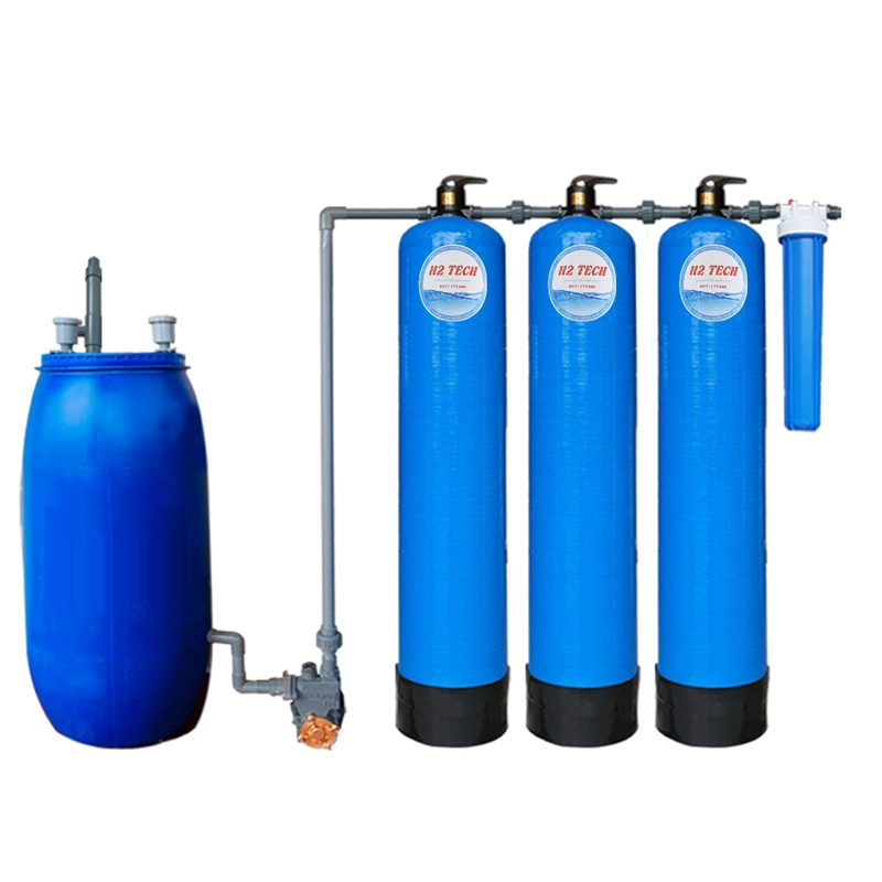 Hệ thống lọc nước HK03 CAO CẤP - Van xả tay - Cột composite