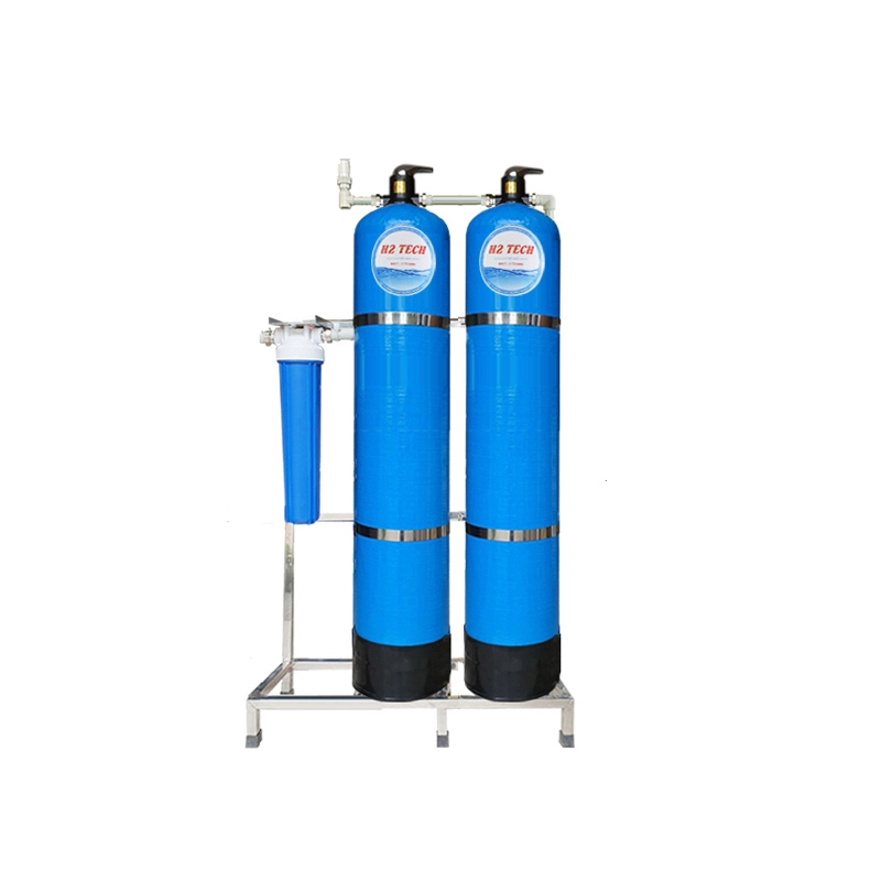 Hệ thống lọc nước H02 CAO CẤP - Van xả tay - Cột composite