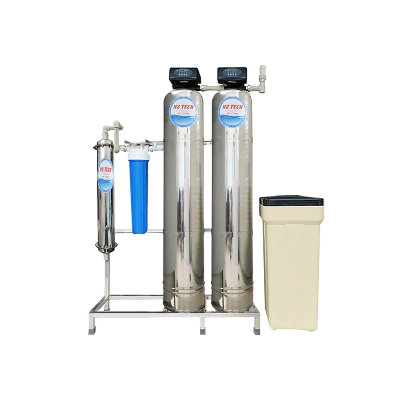 Hệ thống lọc nước HS200IUF CAO CẤP - Tự động sục xả - Cột INOX